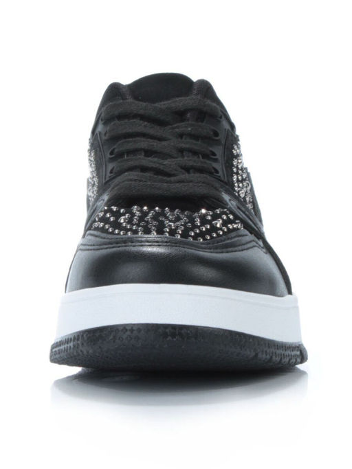 05-6233-1 BLACK Кроссовки женские (искусственные материалы) - No name фото 9