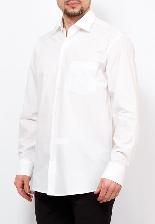Сорочка мужская длинный рукав GREG Gb100/311/WHITE