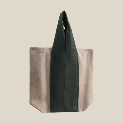 Сумка шоппер с ручками SL HOME Linen shopper, 50?50 см, 100% лён, 200 г/м2