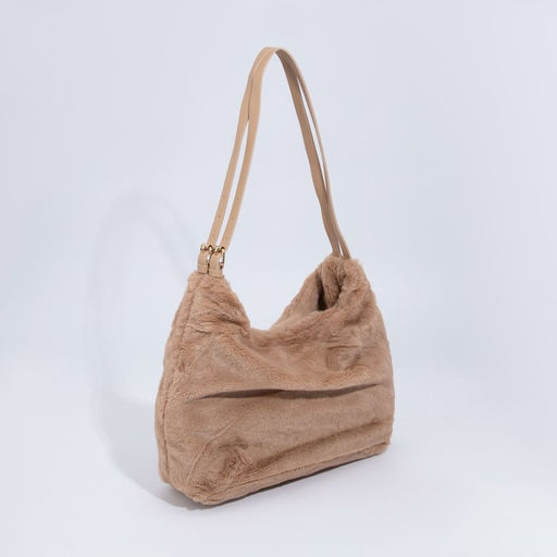 Сумка-мешок на молнии, цвет коричневый - Simaland фото 2