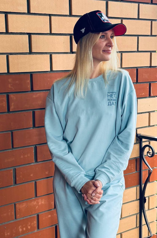 NEW Комплект женcкий (джемпер и брюки) Sonda голубой - Sensera фото 4