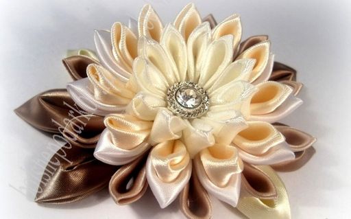 Лента атласная 0,6 см*25 ярд (10 бобин) SF-1362, молочный №042 - No name фото 2