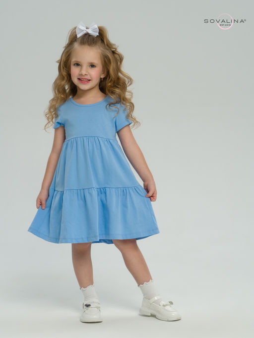 Платье Тия голубая - Sovalina фото 5