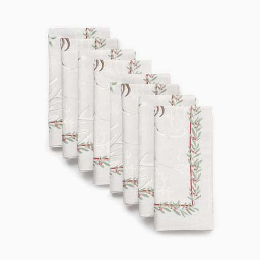 Набор новогодний Новогоднее чудо: скатерть 150?180 см 3 см с ВГМО, салфетка 40?40 см-8 шт., 100% хлопок