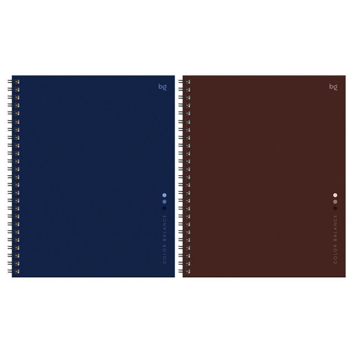 Тетрадь 120л. тв. обложка, на спирали "Monocolor balance" (ТТ5гр120_лг 67197, BG) глянцевая ламинация