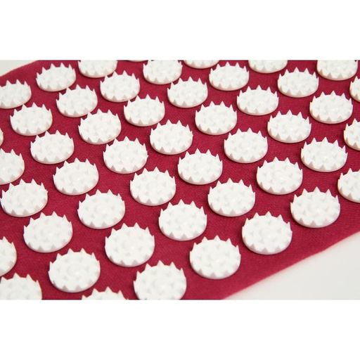 Аппликатор «Кузнецова», 70 колючек, спанбонд, 23×32 см, красный.