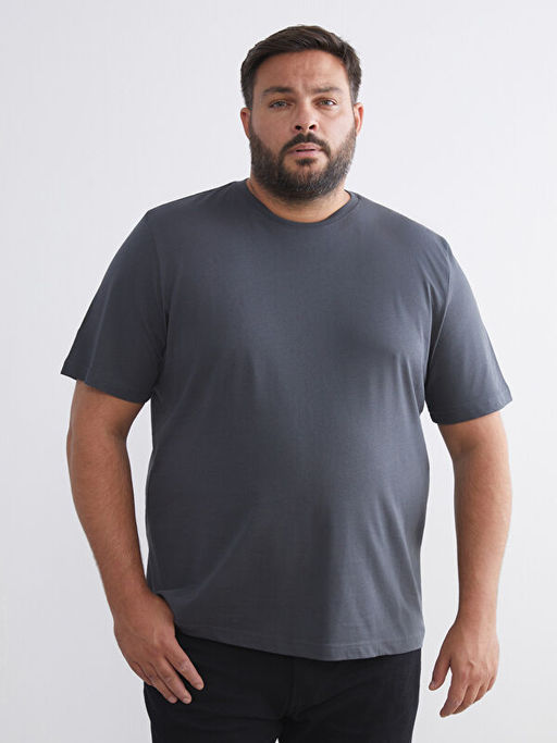 B?y?k Beden Basic Penye Erkek Ti??rt