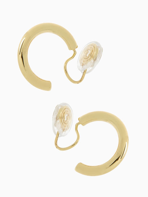 Серьги клипсы для ушей QF «Тренд», кольцо, цвет золото