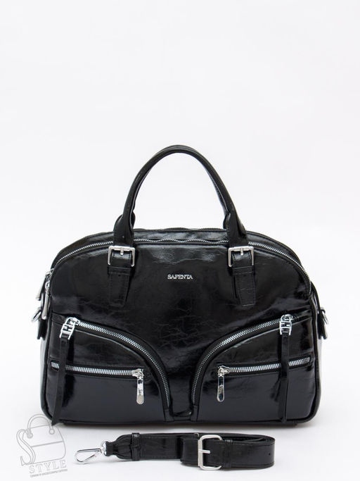 Сумка женская  5610L black Velina Fabbiano-Safenta  в Новосибирске