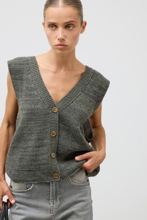 ЕВ 30260/ш/полынь жилет жен