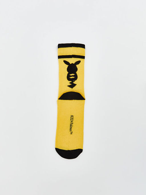 Pokemon Bask?l? Erkek Soket ?orap 3l?