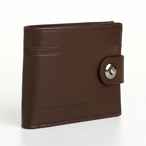 Портмоне мужское на магните, отдел для карт, монет, коричневое