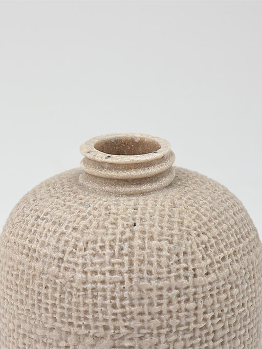 Набор для ванной «Плетение», 2 предмета, дозатор для мыла, стакан, бежевый