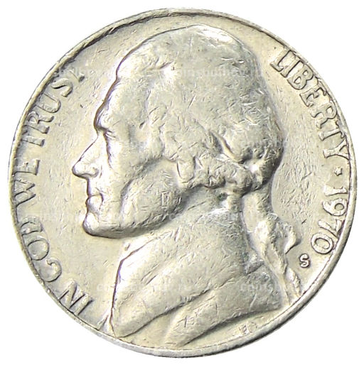 5 центов 1970 года S США