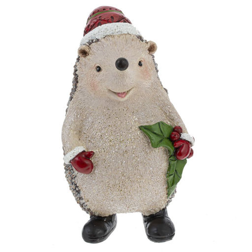 Фигурка декоративная "Ежик", L10,5 W10 H18 см, 2в.