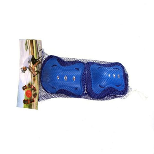 Защита для катания на роликах и велосипеде 6 предметов. 4-15лет / Yan-0021BL /уп 100/ синий - Галеонтрейд фото 8