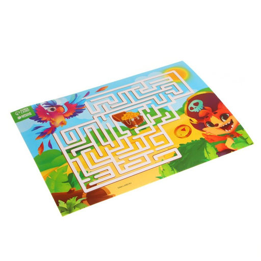 Коврик для лепки с нескользящим покрытием Бродилка 29.7х21 см - Школа талантов фото 3