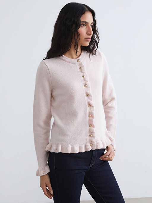 Bisiklet Yaka F?rf?rl? Kad?n Triko H?rka