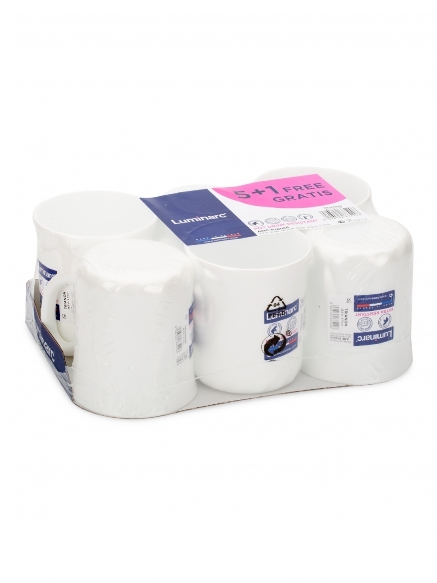 Набор кружек ТРИАНОН 5+1шт 290мл