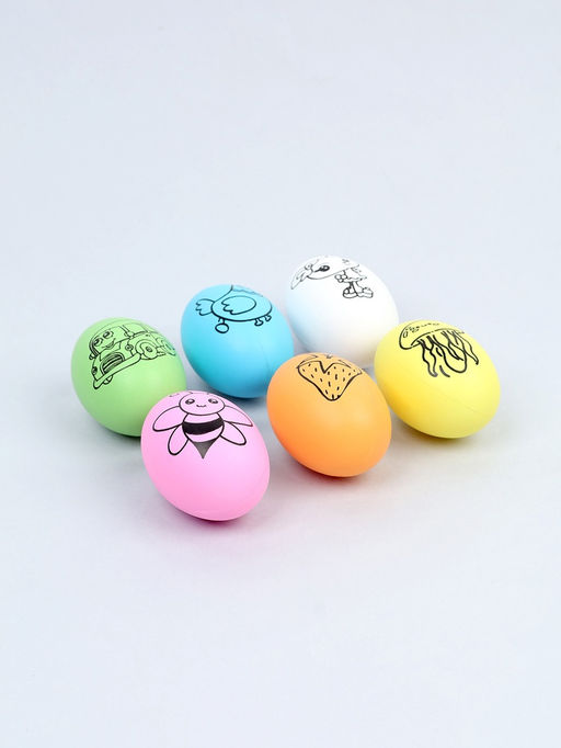 Заготовки для творчества Пасхальные яйца под роспись, набор 6 шт., МИКС