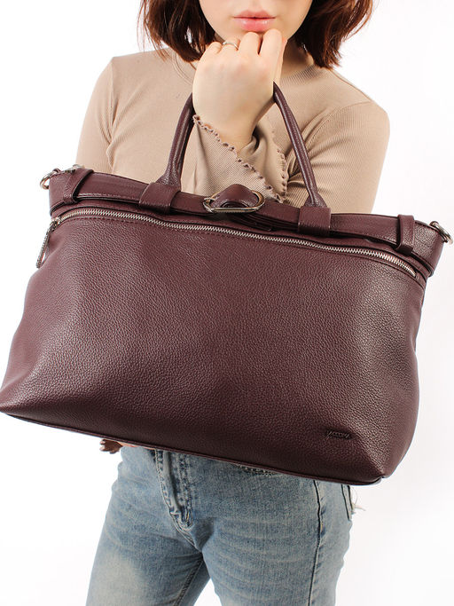 LACCOMA сумка Моника-Y2005-бордовый эко кожа хлопок