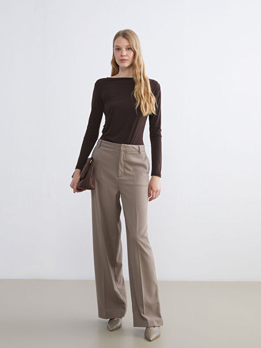 Kay?k Yaka B?zg?l? Bluz