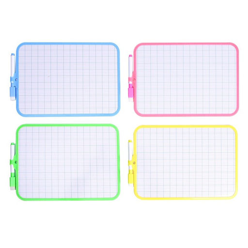 Доска для рисования двухсторонняя, с маркером-стиралкой, МИКС