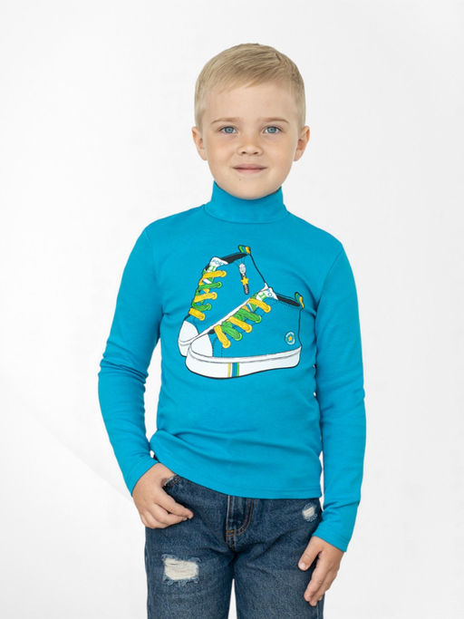 Джемперводолазка бирюза рисунок кеды