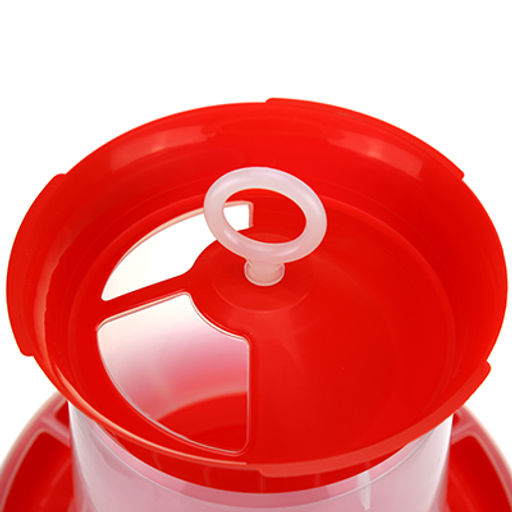 Кормушка для домашней птицы пластмассовая на 8кг д24-36см, h36,5см (Россия) - Pet toys фото 2