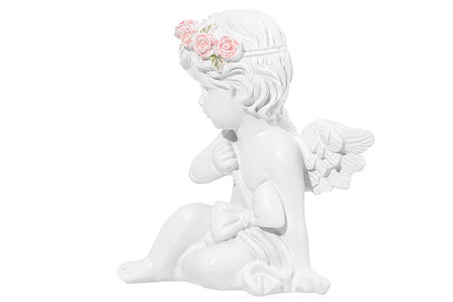 Статуэтка 9*7*10,5 см "Ангелочек с бантом"