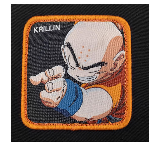 Бейсболка CAPSLAB арт. CL/DBZ3/1/KRI4 Dragon Ball Krillin (черный / рыжий)  фото 3