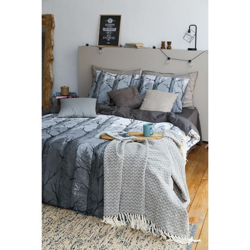 Постельное бельё Этель дуэт Лес 143х215 см - 2 шт, 240х220 см, 70х70 см -2 шт, бязь  фото 13