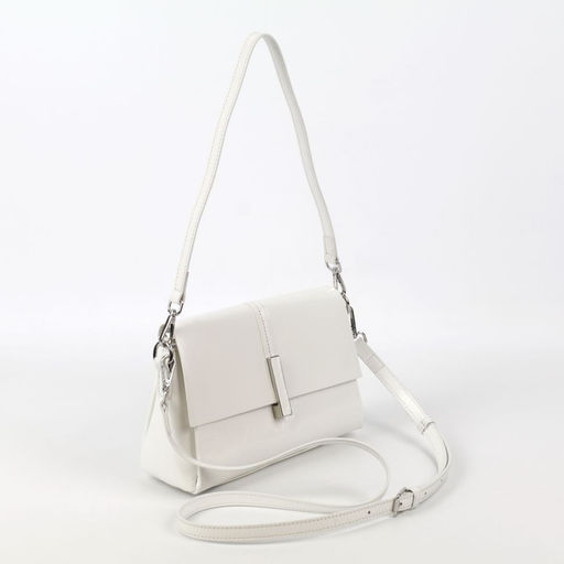 Женская кожаная сумка трапеция через плечо 0078-3 - Cidirro фото 2