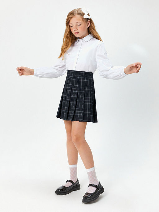 20240260182, Блузка детская для девочек Moses белый Acoola  фото 5