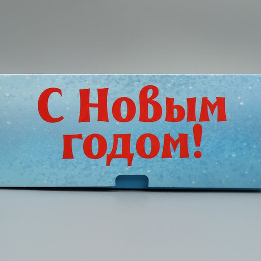 Коробка подарочная новогодняя складная «С Новым годом!», 25×25×10 см