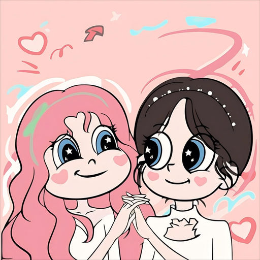 Картина по номерам на подрамнике Draw Me! Two girlfriends, (20*20 см)