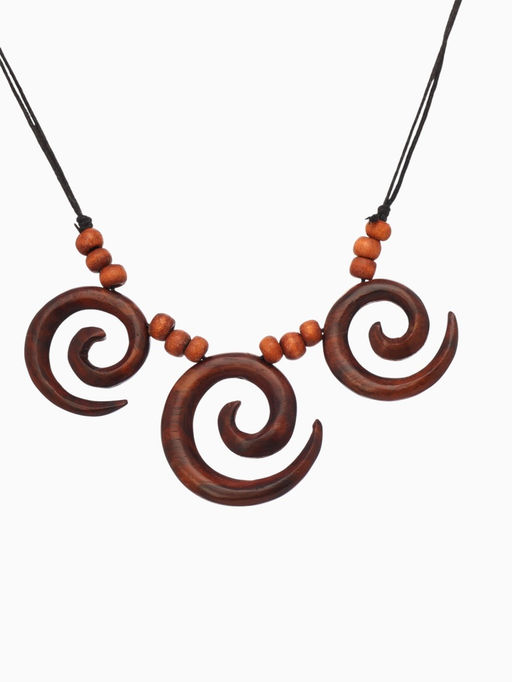 Кулон «Три спирали», дерево соно