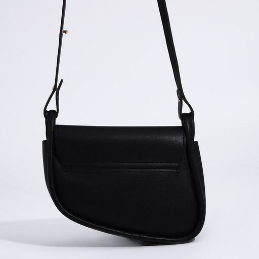 Сумка из искусственной кожи, 20х16х8.5 см, чёрный цвет - Nazamok фото 3