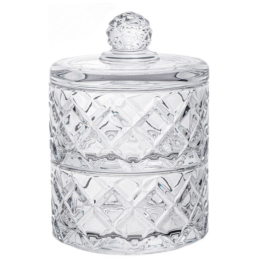 Емкость для хранения Lefard Diamant 2 яруса 10.5×15 см 280 мл  фото 2