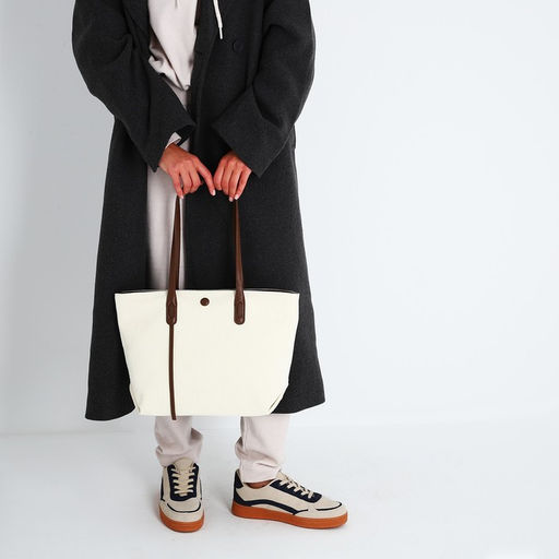 Сумка-шопер на молнии, цвет белый - Simaland фото 3