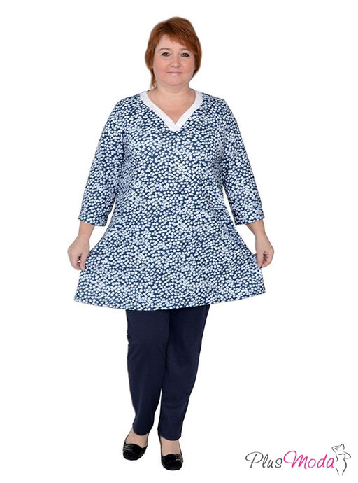 Туника Модель №392 размеры 50-80 - Plusmoda фото 2