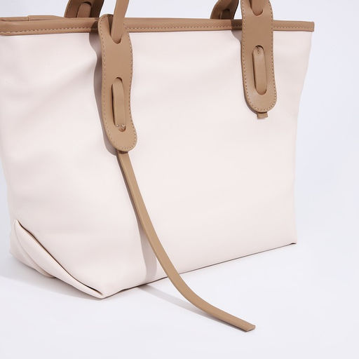 Сумка-шопер на молнии, цвет белый - Simaland фото 4