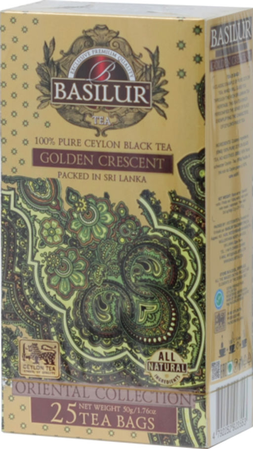 BASILUR. Восточная коллекция. Золотой месяц карт.пачка, 25 пак.  фото 2