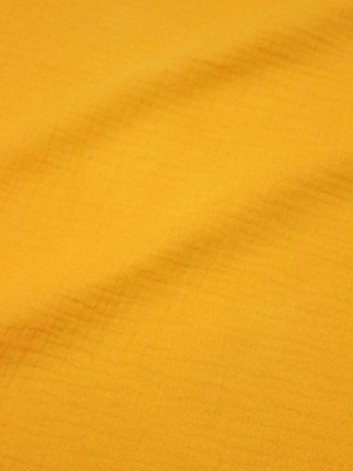 Муслин двухслойный с эффектом жатости цв.Оранжево-желтый, ш.1.4м, хлопок-100%, 110гр/м.кв