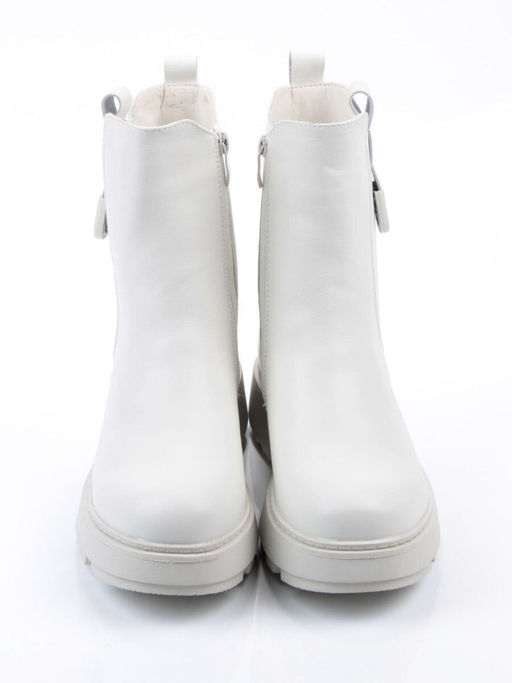 04-PAX24-2Z MILK Ботинки зимние женские (натуральная кожа, 100% шерсть)