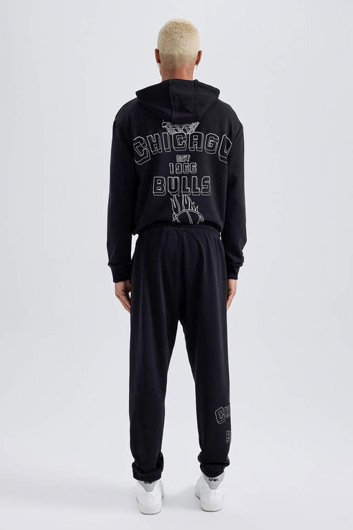 DeFactoFit Спортивные штаны стандартного кроя для бега NBA Chicago Bulls  фото 8