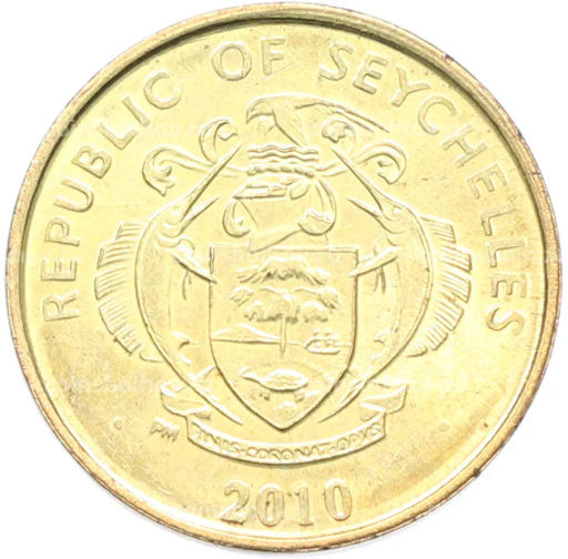 Монета 5 центов 2010 года Сейшелы