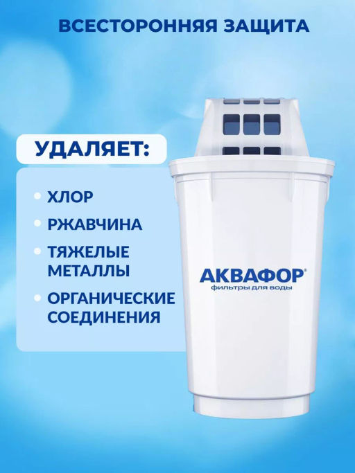 -21% Сменные кассеты А6 Умягчение +Mg (комплект из 3-х штук), АКВАФОР фото 2