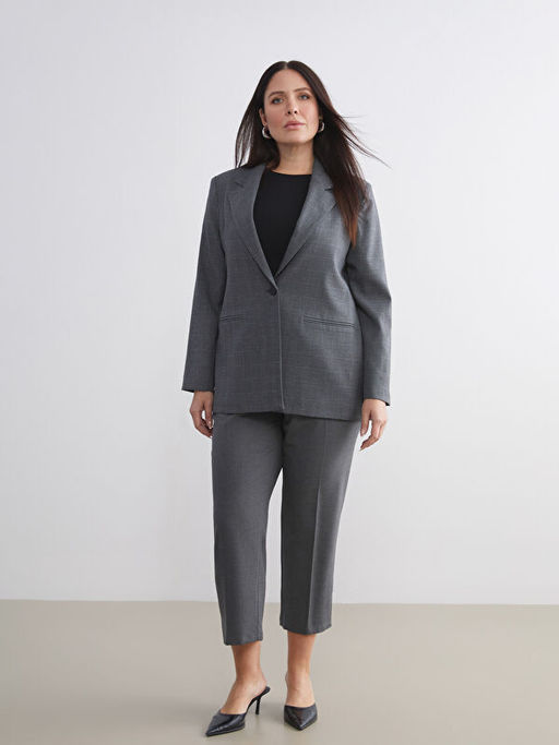 Loose Fit Kad?n Pileli Pantolon