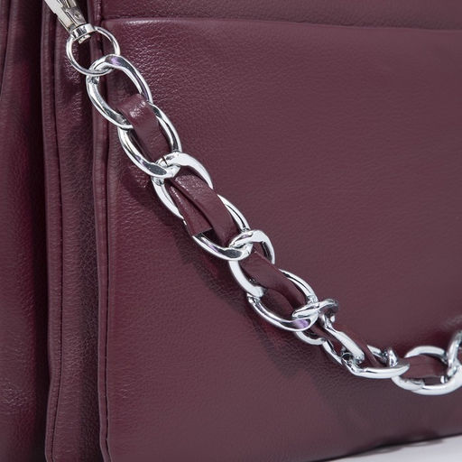 Сумка кросс-боди на молнии, цвет бордовый - Simaland фото 4